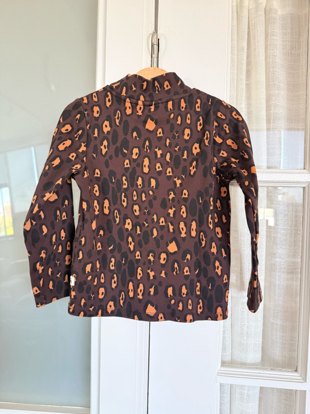 Two Mini Rodini Leopard Print Tops - Picture 3 of 5